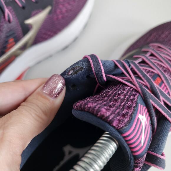 Mizuno Wave Inspire 17 India Ink Purple Athletic Running Shoes - Women's 8 - Picture 9 of 12